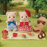 Sylvanian Families Biscuit Bear Sister & Brother - Delicious Picnic-