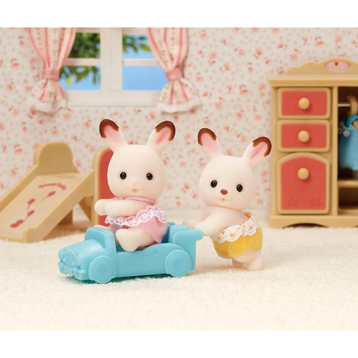 Sylvanian Families Chocolate Rabbit Twins - New