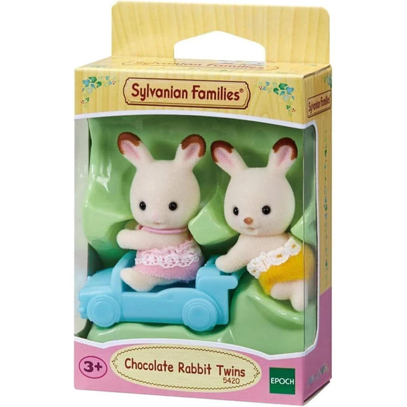 Sylvanian Families Chocolate Rabbit Twins - New