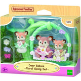 Sylvanian Families Deer Babies - Floral Swing Set