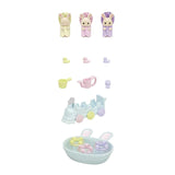 Sylvanian Families Triplets Baby Bathtime Set