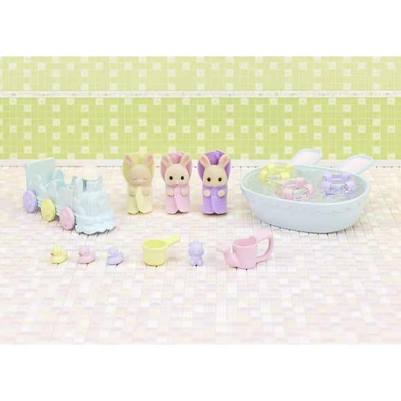 Sylvanian Families Triplets Baby Bathtime Set