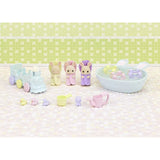 Sylvanian Families Triplets Baby Bathtime Set