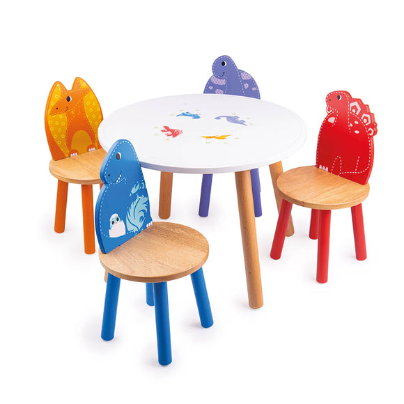 Tidlo Dinosaur Table and 4 Chairs