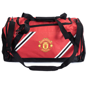 Manchester United FC Core Stripe Holdall Bag