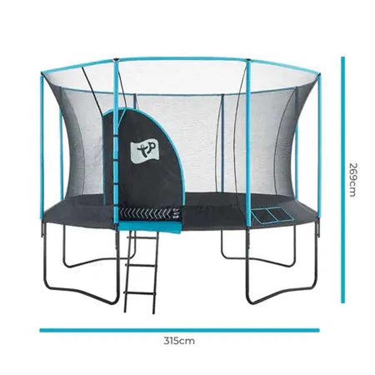 TP Genius® 12ft Round Trampoline
