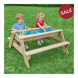 TP Toys Deluxe FSC Wooden Picnic Table Sandpit