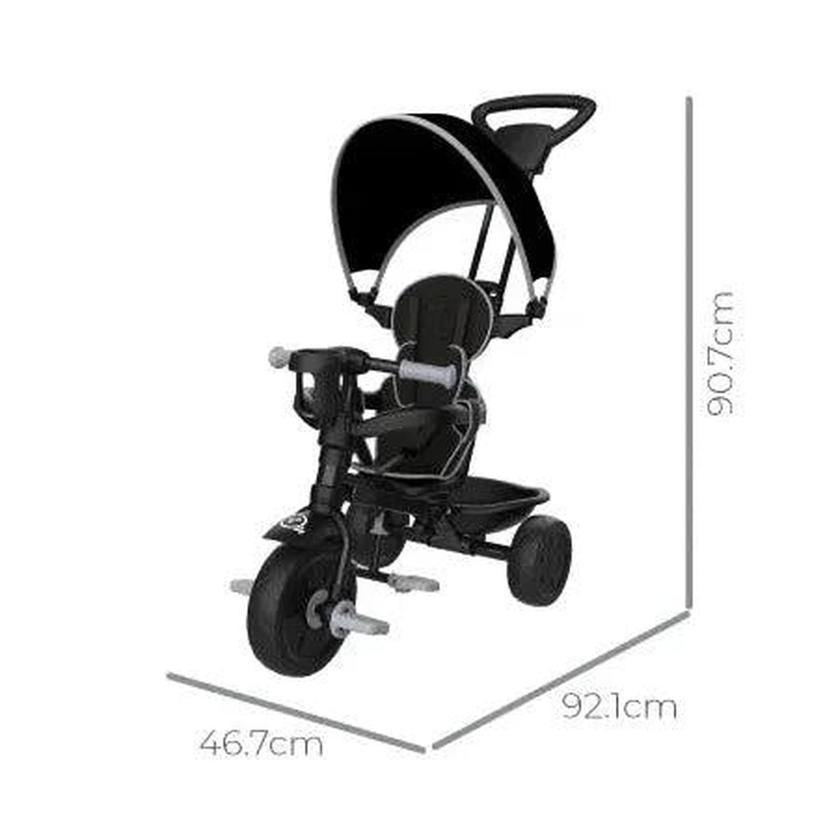 TP Trike 4 in 1+ Grey Storm