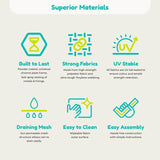 TP UFO Den & Climbing Frame