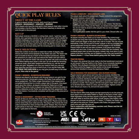 The Traitors Board Game