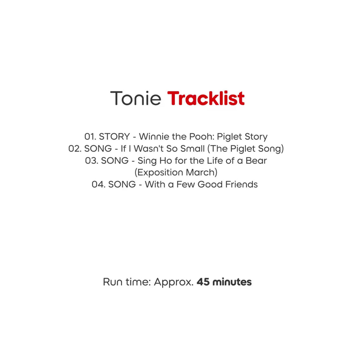 Tonies: Disney Winnie the Pooh - Piglet