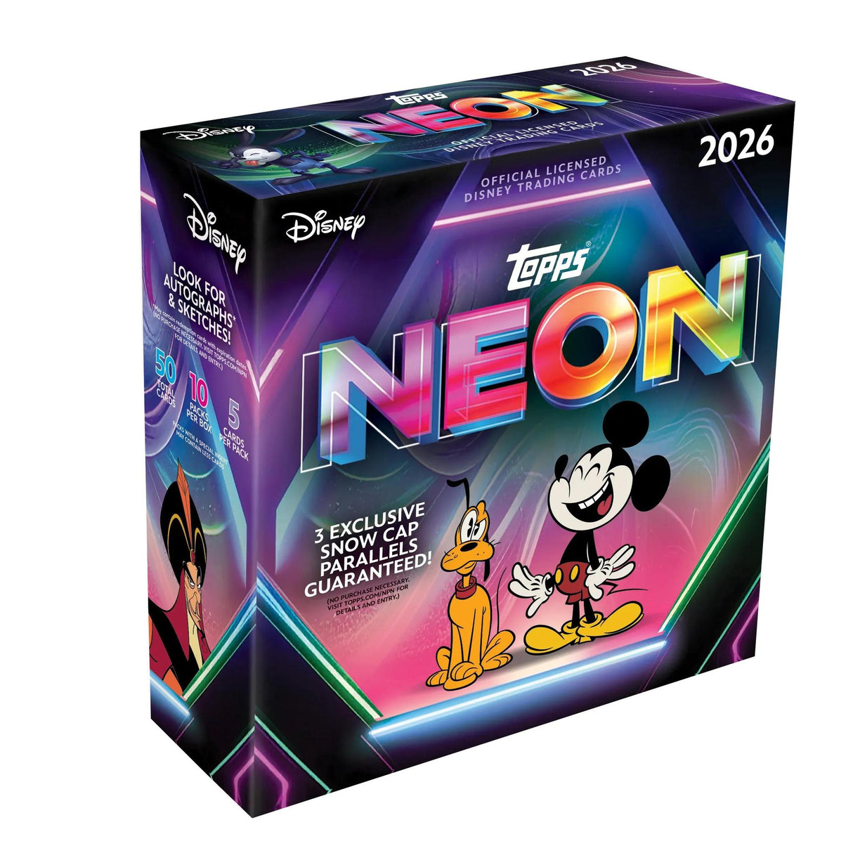 Topps Disney Neon - Mega Box 2026