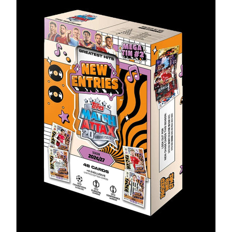 Topps Match Attax 20th Anniversary Trading Cards 2026/2027 Mega Tin Assortment