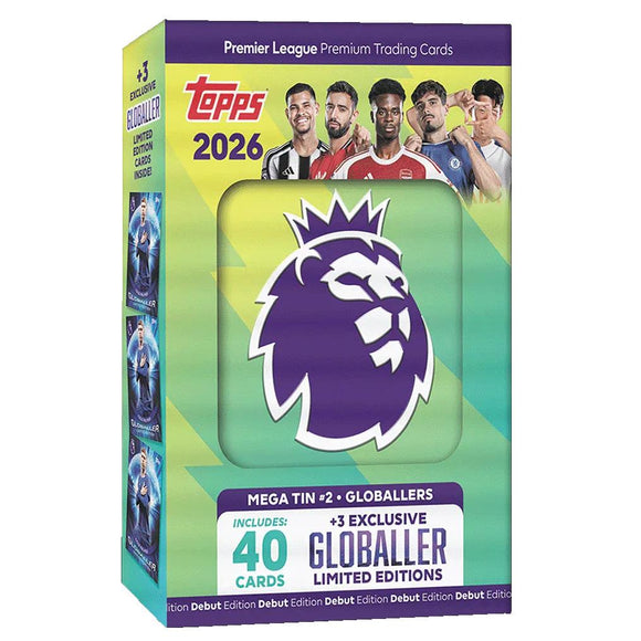 Topps Premier League 2026 - Debut Edition - Mega Tin - Globallers