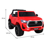 Toyota Hilux 12V Electric Ride On Jeep Red