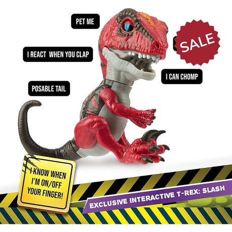 Untamed Interactive Dinosaur - Slash the Raptor
