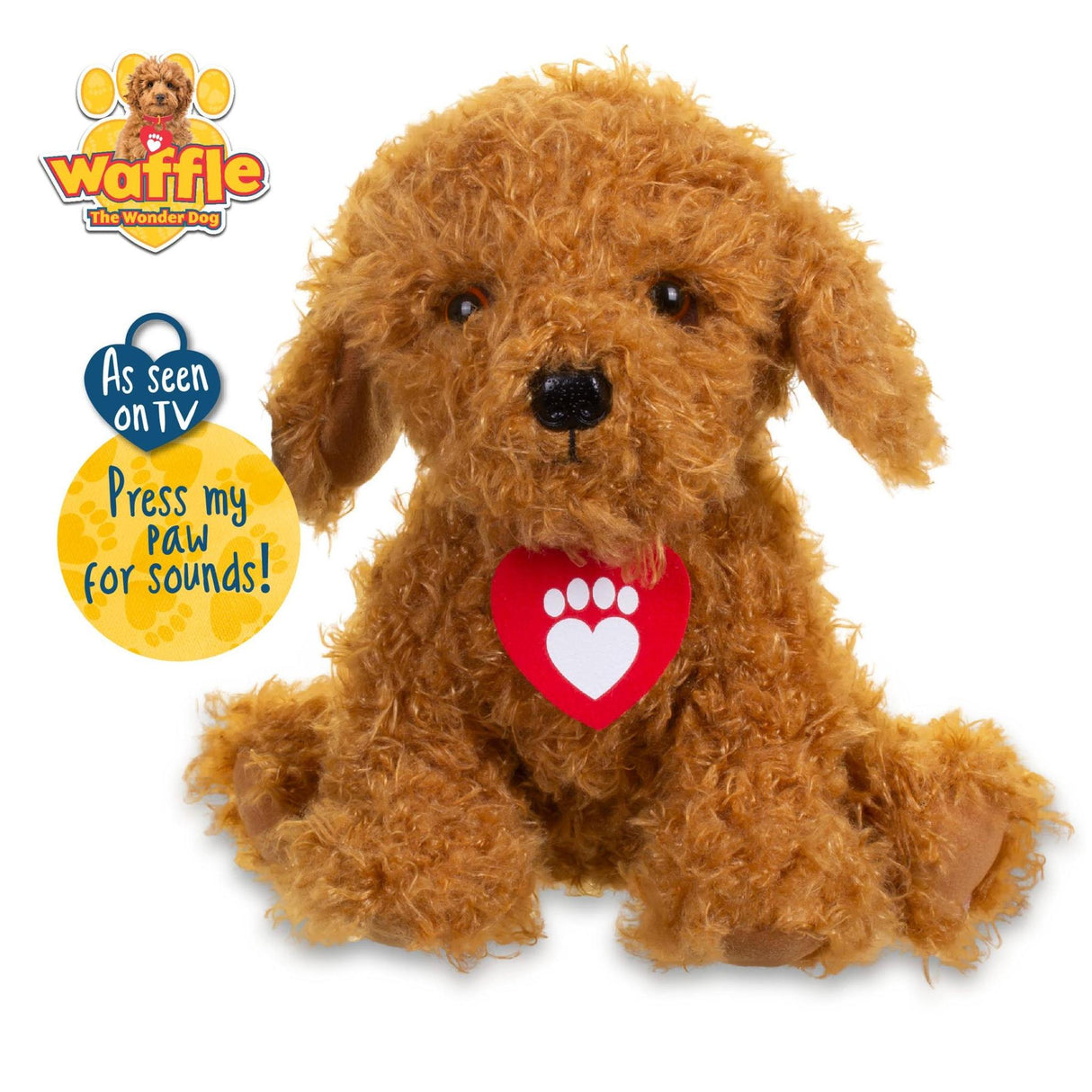 Waffle the Wonder Dog Soft Toy with Sounds