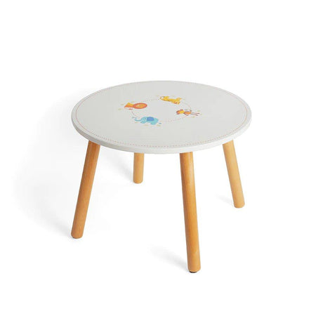Wooden Jungle Animal Table with 4 Chairs Set