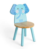 Wooden Jungle Animal Table with 4 Chairs Set