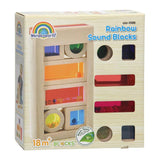 Wooden Rainbow Sound Blocks