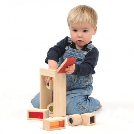 Wooden Rainbow Sound Blocks