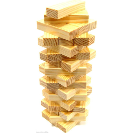 Wooden Tumbling Tower Game