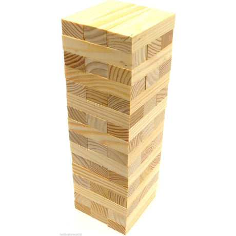 Wooden Tumbling Tower Game