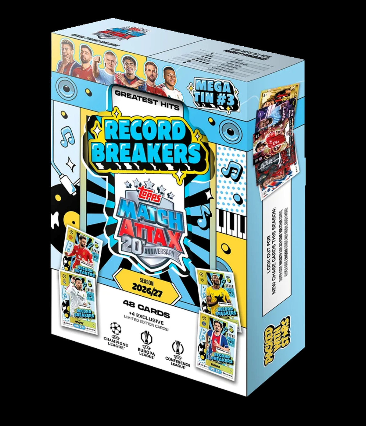 Topps Match Attax 20th Anniversary Trading Cards 2026/2027 Mega Tin Assortment