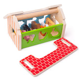 Bigjigs Wooden Farmhouse Sorter