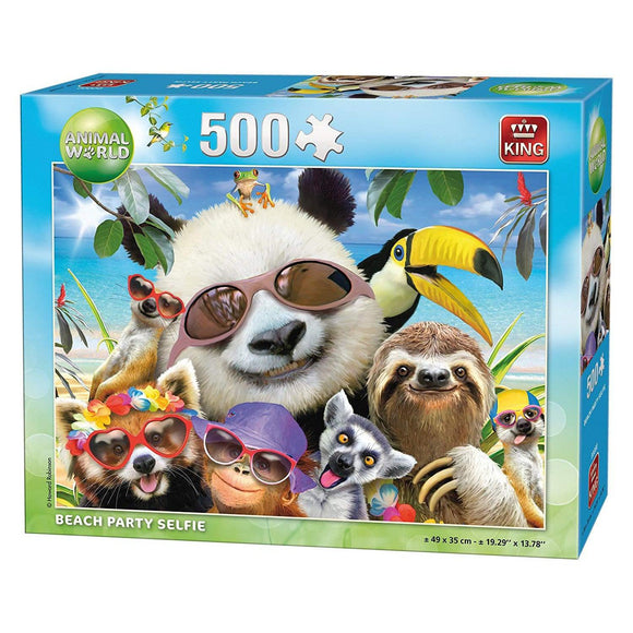 Beach Party Selfie Puzzle 500pcs - McGreevy's Toys Direct