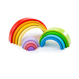 Bigjigs Large Wooden Stacking Rainbow - McGreevy's Toys Direct