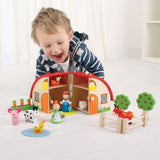 Bigjigs Wooden Mini Farm Playset