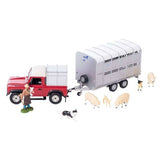 Britains Sheep Farmer Set with Land Rover and Trailer 1:32 Scale