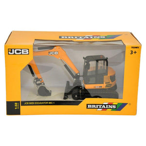 Britains JCB Mini Excavator 86C-1 1:32 - McGreevy's Toys Direct