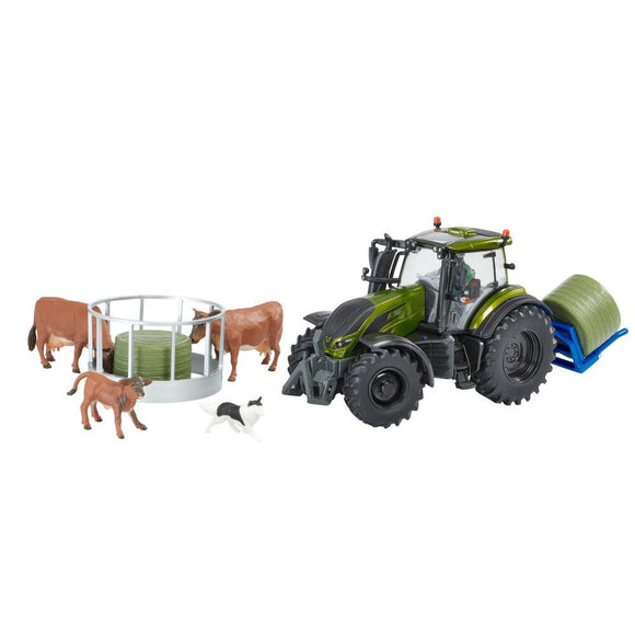 Britains Metallic Olive Green Valtra Playset 1:32 Scale - McGreevy's Toys Direct