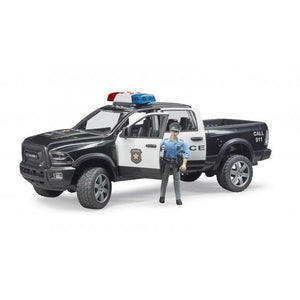 Bruder RAM 2500 Police Pick-Up Truck with Policeman 1:16 - McGreevy's Toys Direct