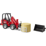 Bruder Schaffer Compact Loader with BaleGripper and Bale 1:16 Scale - McGreevy's Toys Direct