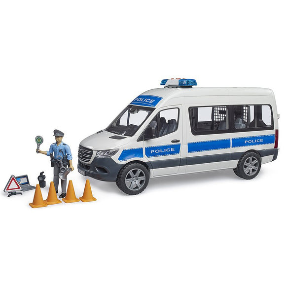 Bruder 2683 Mercedes Benz Sprinter Police emergency vehicle with Light & Sound