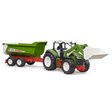 Bruder 3452 Roadmax tractor with frontloader and rear tipper