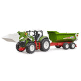 Bruder 3452 Roadmax tractor with frontloader and rear tipper