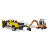 Bruder 2546 RAM Rental Service with Mini Excavator