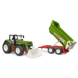 Bruder 3452 Roadmax tractor with frontloader and rear tipper