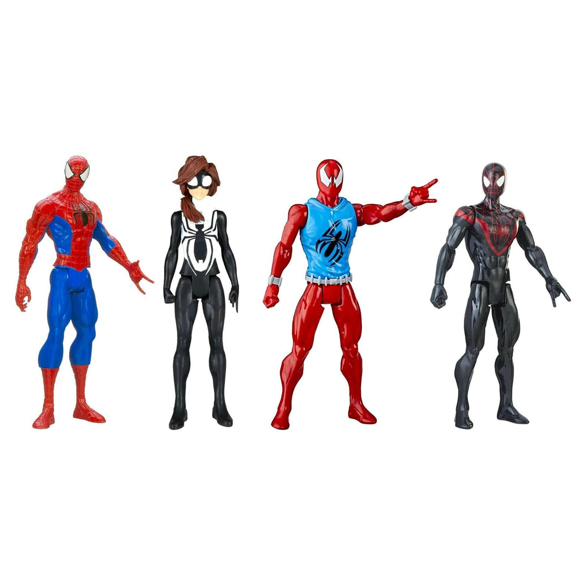Marvel Spiderman Titan Hero Series Action Figures - Spider-Man 4 Pack