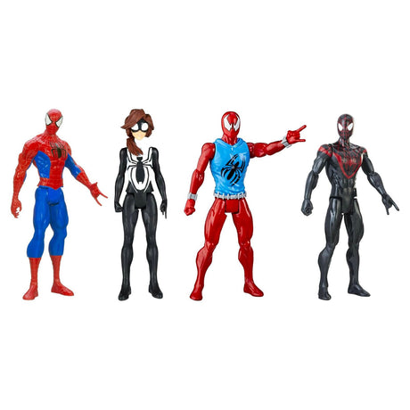 Marvel Spiderman Titan Hero Series Action Figures - Spider-Man 4 Pack