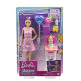 Barbie Skipper Birthday Feeding Time Set with 2 Dolls & Accessories