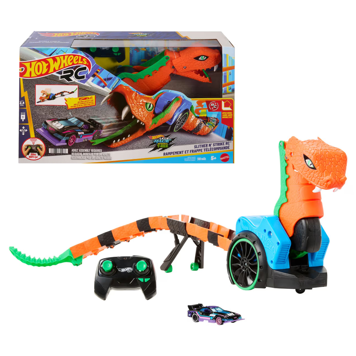 Hot Wheels Let's Race Remote Control Slither N' Strike RC