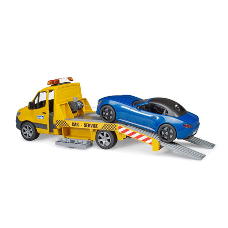 Bruder 2675 MB Sprinter Car Transporter with Roadster, Light & Sound