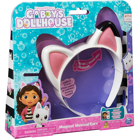 Gabby's Dollhouse, Magical Musical Cat Ears with Lights, Music