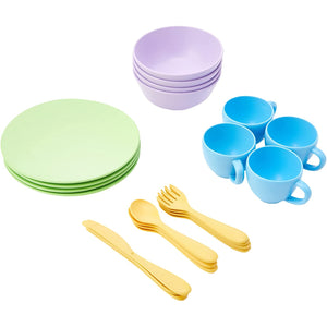 Green Toys Dish Set - 100% Recycled Plastic - McGreevy's Toys Direct