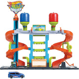Hot Wheels City Mega Tower Car Wash - McGreevy's Toys Direct